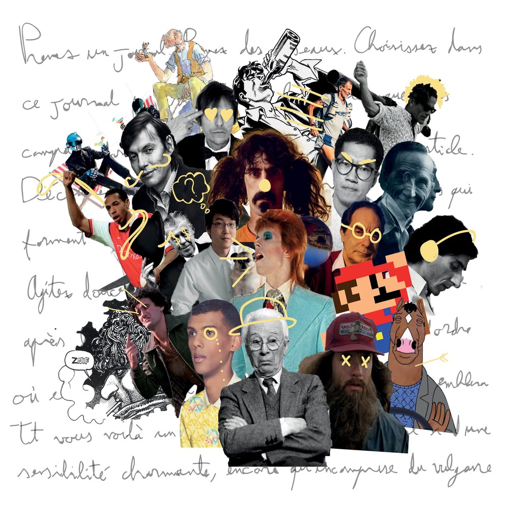Inspirational collage artwork